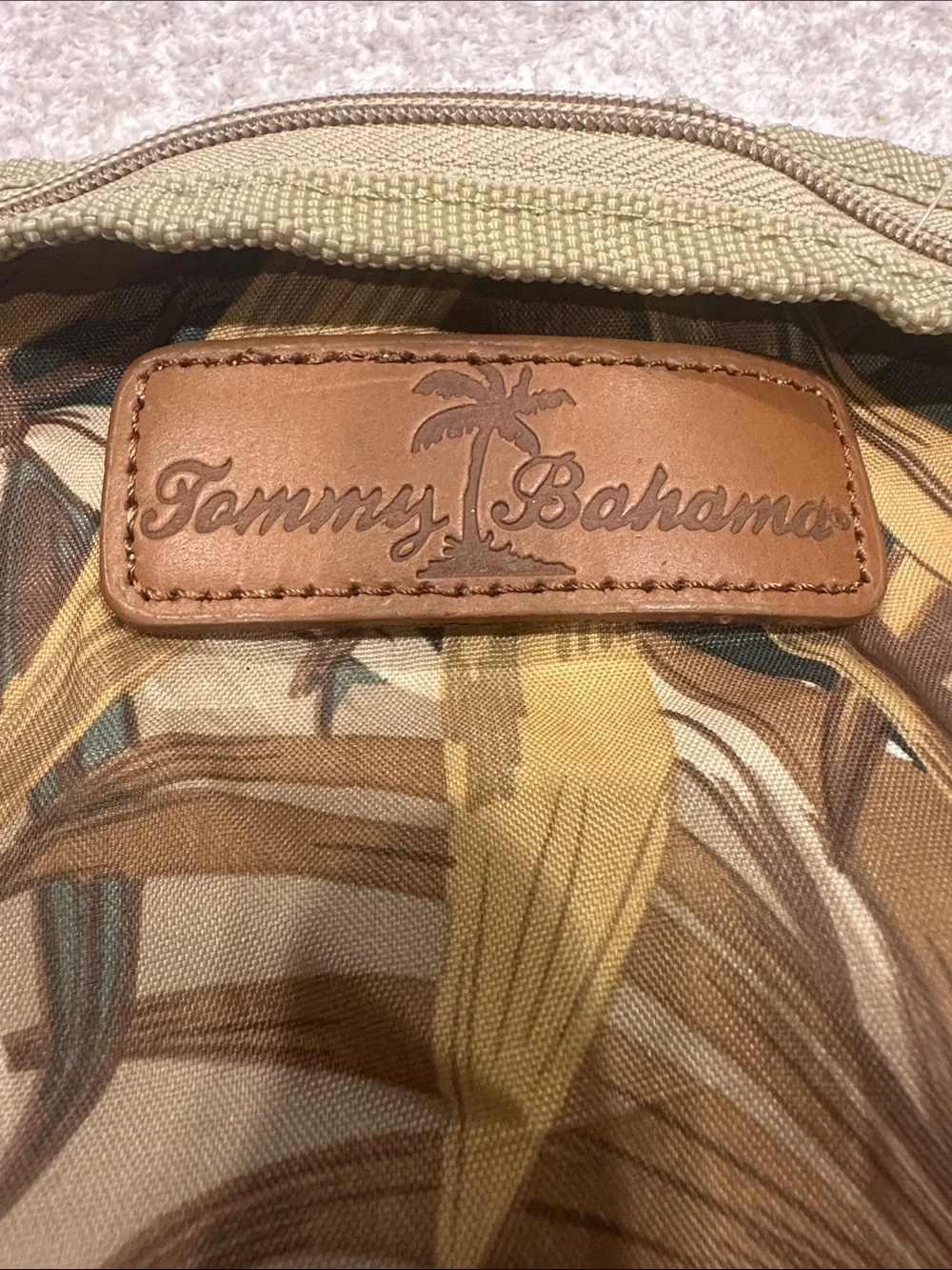 Tommy Bahama Palm-Print Shorts in Brown, Tan & Green
